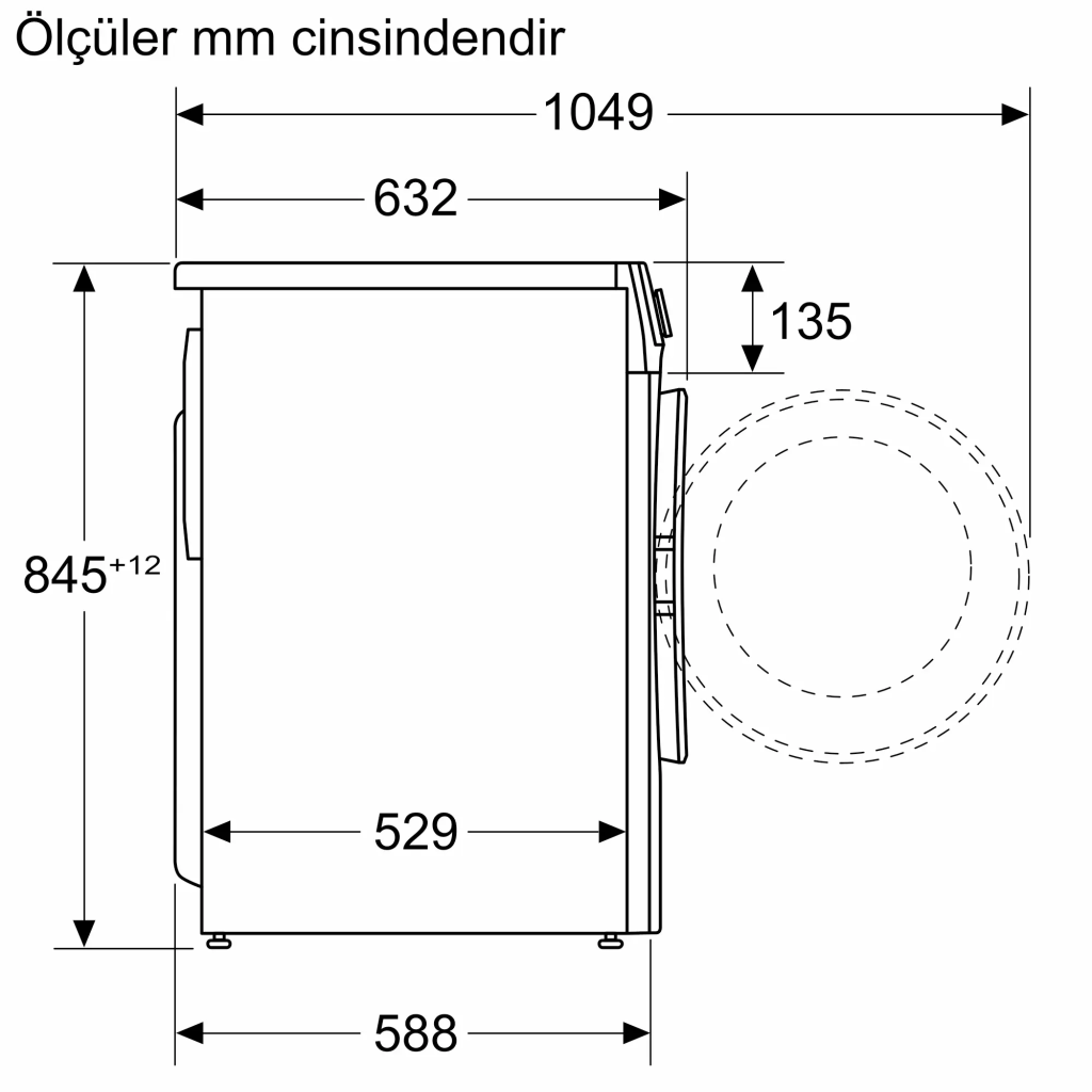 iQ300 Çamaşır Makinesi 10 kg maks. 1200 dev./dak.