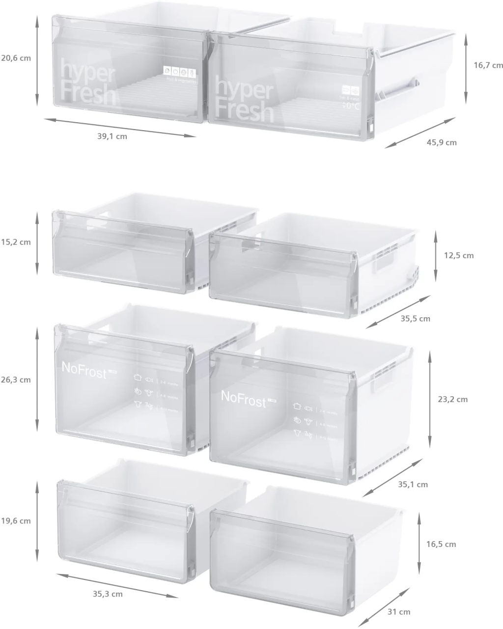 iQ300 Gardırop Tipi Buzdolabı 183 x 90.5 cm Kolay temizlenebilir Inox, Total noFrost