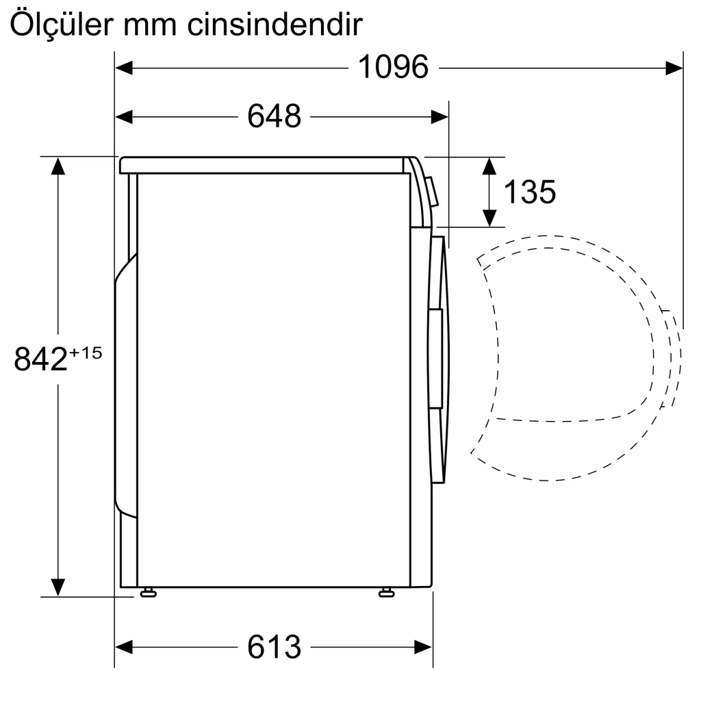 iQ300 Isı Pompalı Kurutma Makinesi 9 kg