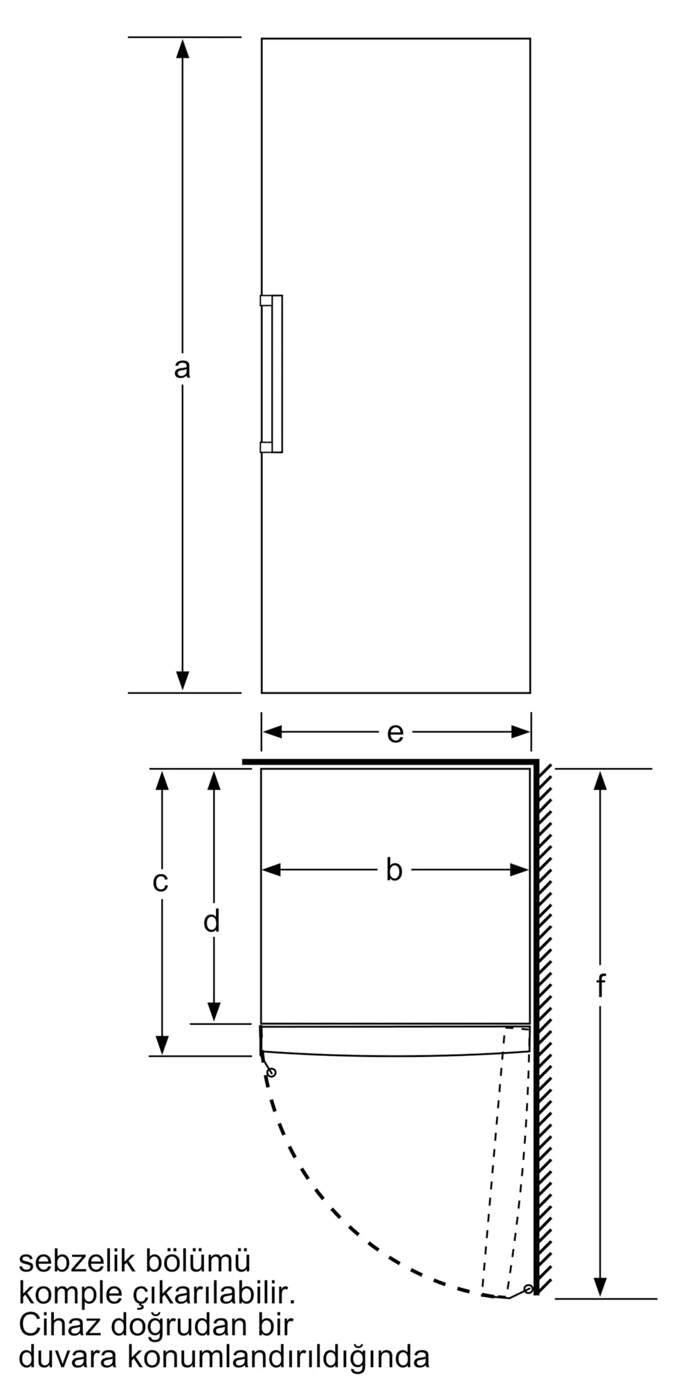 iQ300 Solo Derin Dondurucu 161 x 60 cm Beyaz