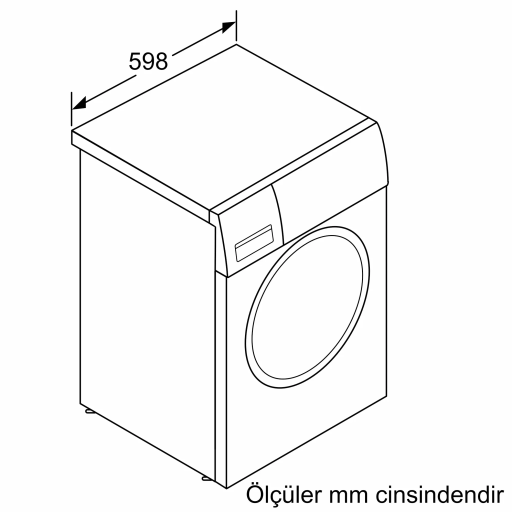 iQ500 Çamaşır Makinesi 11 kg maks. 1400 dev./dak.