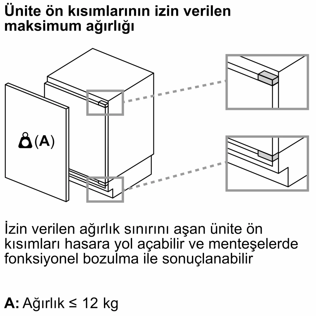 iQ500 Tezgah Altı Ankastre Soğutucu 82 x 59.8 cm softClosing Düz Menteşe