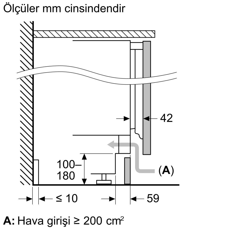 iQ500 Tezgah Altı Ankastre Soğutucu 82 x 59.8 cm softClosing Düz Menteşe