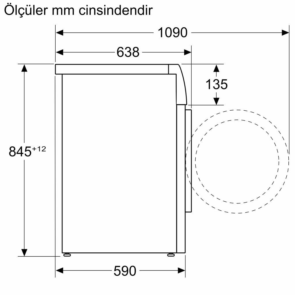 iQ700 Çamaşır Makinesi 9 kg maks. 1400 dev./dak.