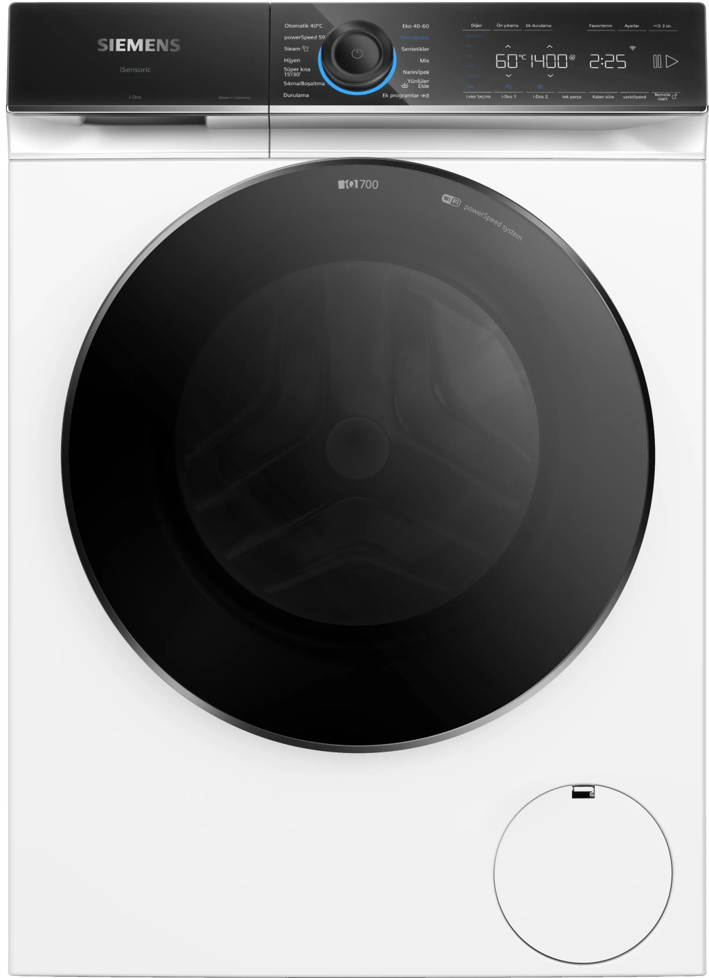 iQ700 Çamaşır Makinesi 9 kg maks. 1400 dev./dak.